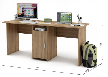 Письменный стол Лайт 10 для двоих