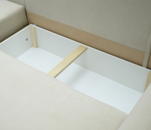 Угловой диван Коста, еврокнижка, велюр,  левый угол