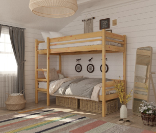 Детская двухъярусная кровать Дональд 70х160