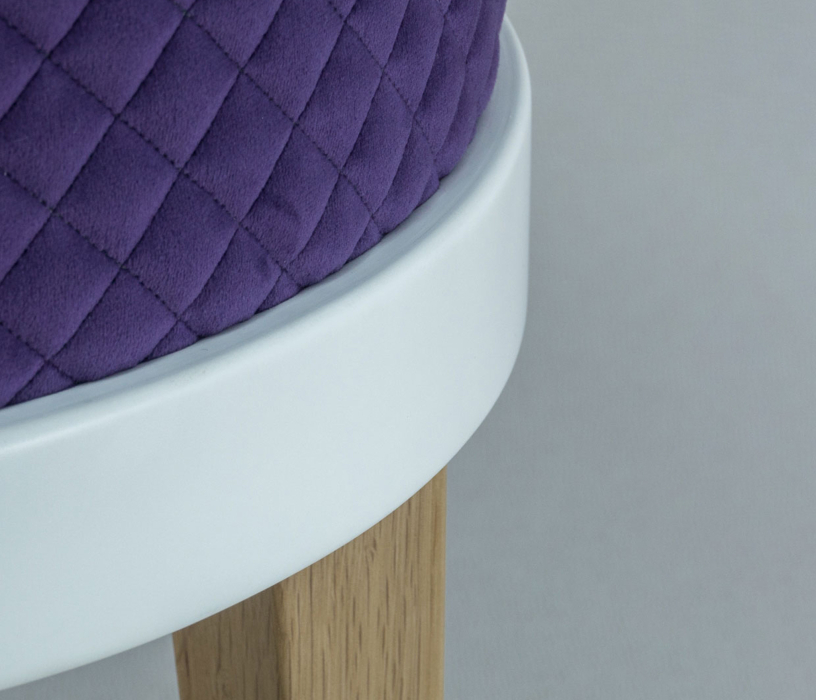 Банкетки, Банкетка Quinn W, съемный чехол, велюр (стёганый)