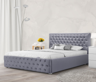 Кровать с мягким изголовьем Флоренция 1200 с подъемным механизмом