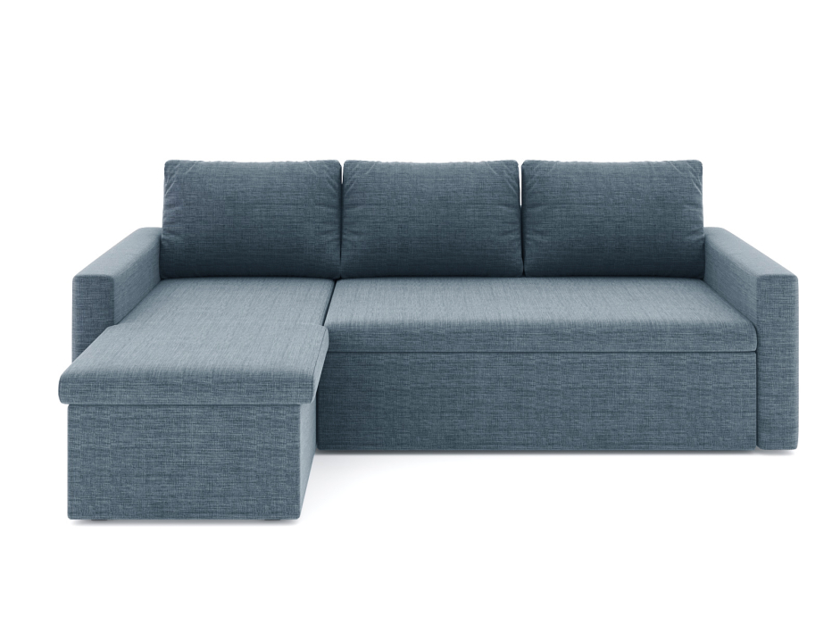 Диваны угловые в гостиную, Диван-кровать угловой Турин дельфин, рогожка