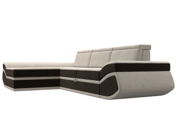 Диван угловой Лига-032 левый угол, микровельвет