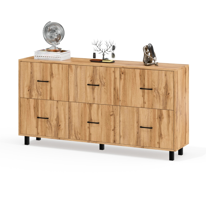 Комоды, Большой комод с шестью ящиками РВК 127-1704