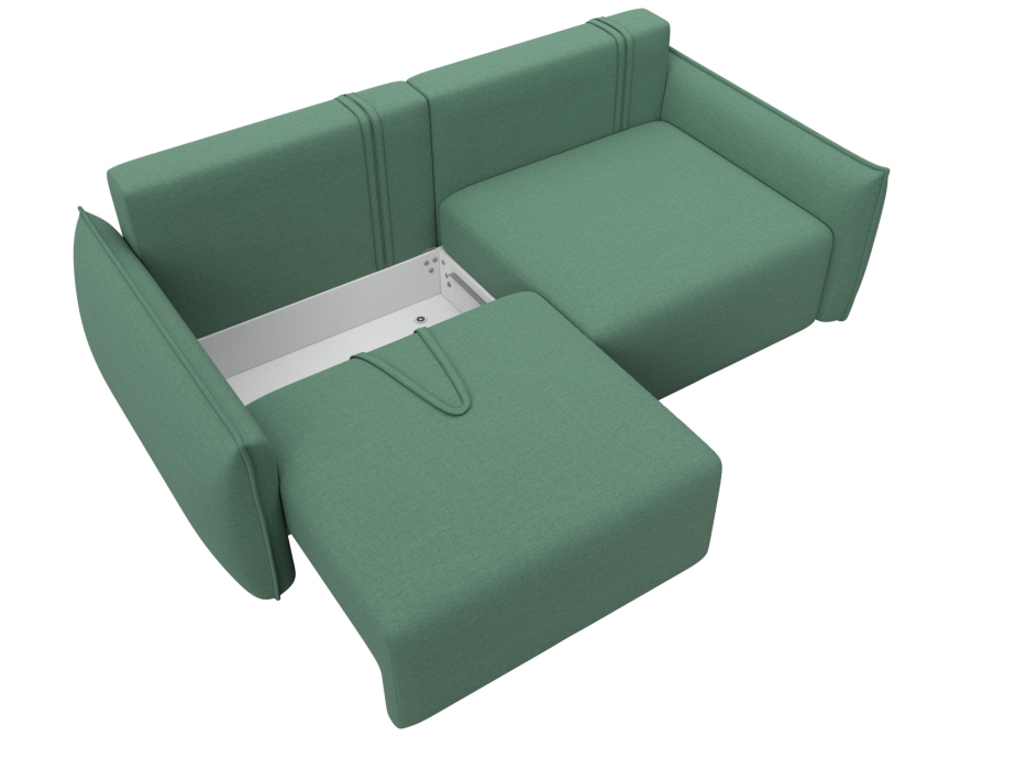 Диваны еврокнижки, Диван прямой Лига-051 НПБ, рогожка Амур