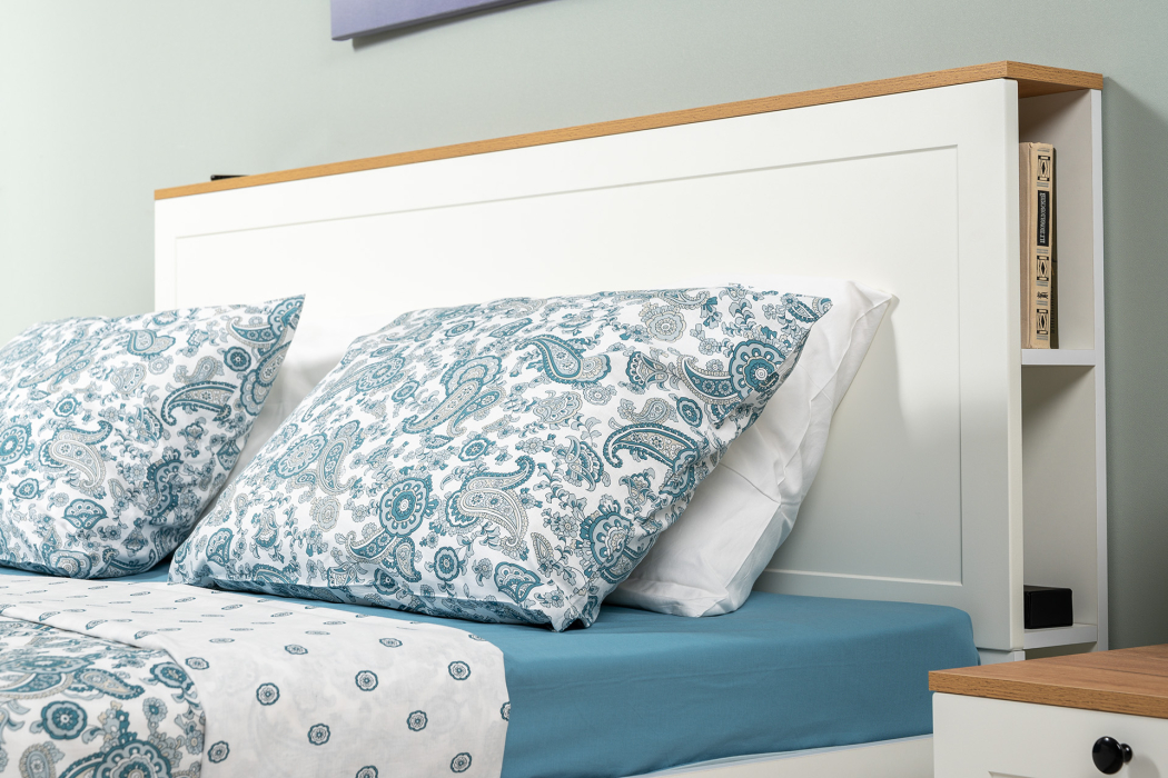 Спальные гарнитуры, Тумба под ТВ Остин и двуспальная кровать Остин 11.53