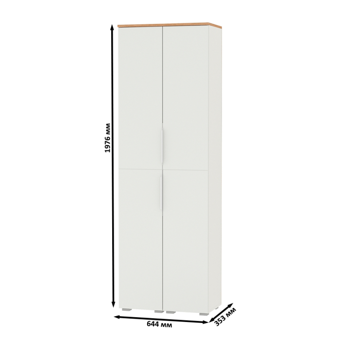 Шкафы распашные, Два шкаф-пенала Октава.