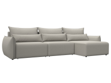 Диваны угловые в гостиную, Диван угловой Лига-051 НПБ Лонг угол универсальный, рогожка Амур