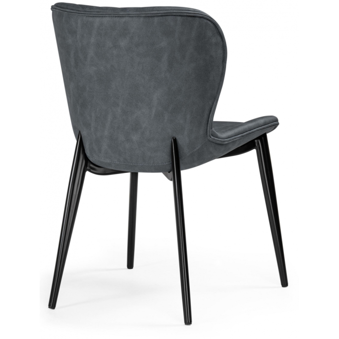 Стулья, Стул  Катабучи ткань/черный глянец