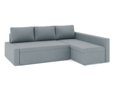 Диваны угловые в гостиную, Диван-кровать угловой Фрихетен дельфин, велюр