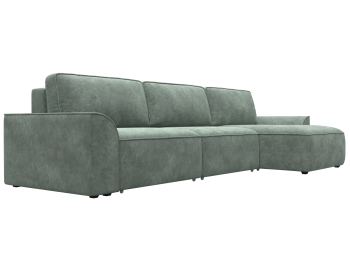 Диван угловой Лига-048 НПБ лонг, велюр BRUT