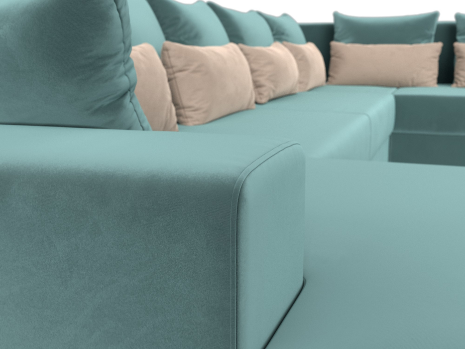 Офисные диваны, П-образный диван Майами левый угол, Велюр