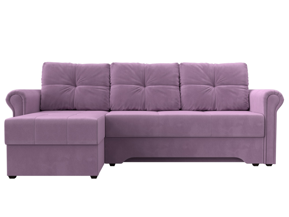 Диваны угловые в гостиную, Угловой диван Леон левый угол, микровельвет