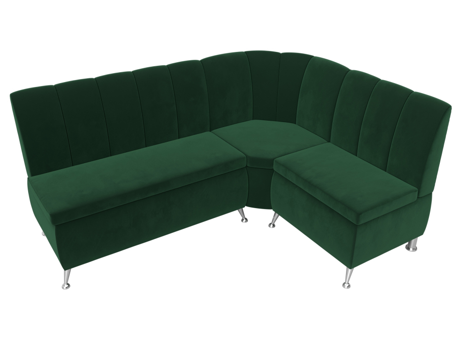 Диваны угловые кухонные, Диван кухонный угловой Кантри правый угол, велюр