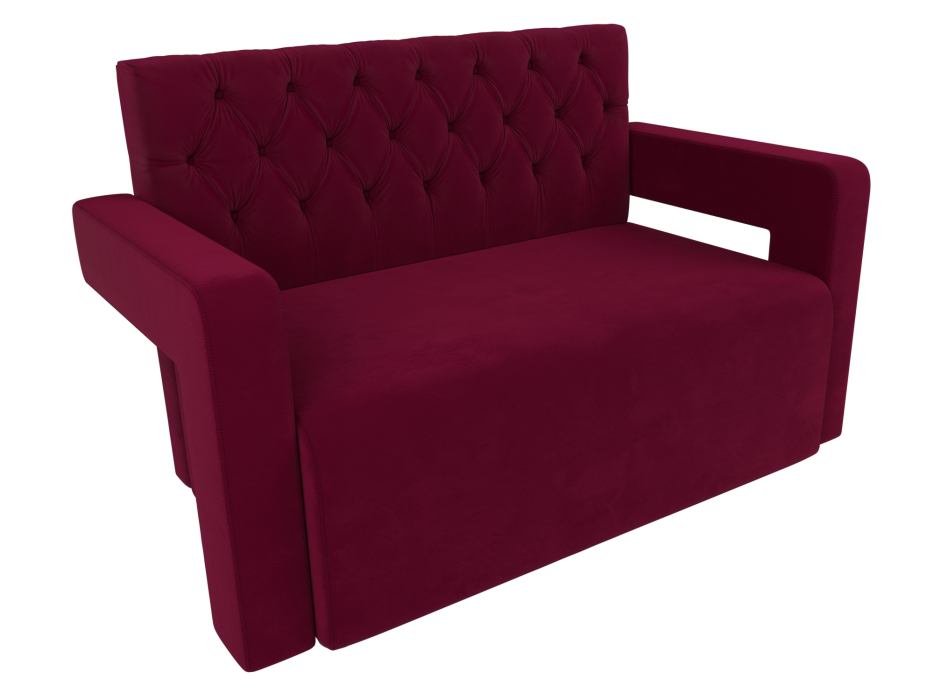 Дизайнерские диваны для гостиной, Прямой диван Рамос Люкс 2-х местный, микровельвет