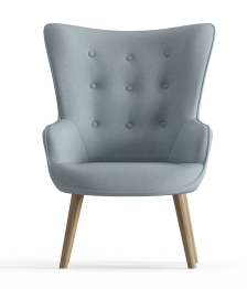 Кресло дизайнерское Шелли, рогожка