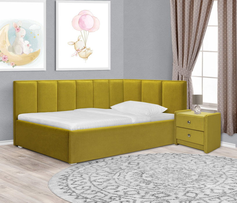 Мягкая кровать, Кровать с подъемным механизмом Лайф 900 с матрасом