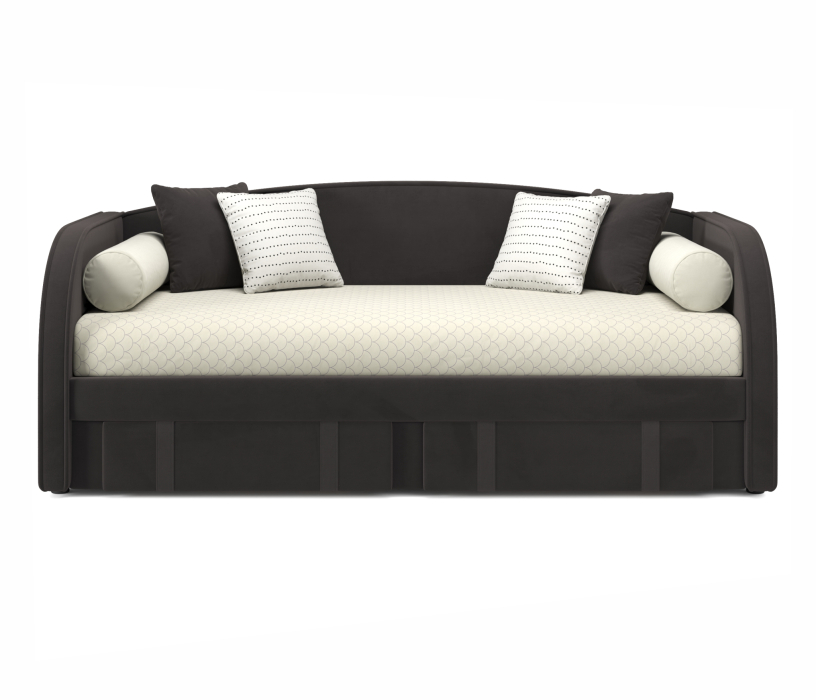 Кровати, Мягкая кровать Elda 900 с ортопедическим основанием и матрасом ГОСТ