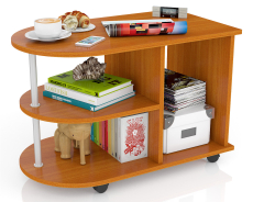 Журнальные столики, Стол журнальный МД-СЖ-4 на колёсиках