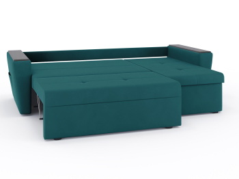 Диван-кровать угловой Дубай Майами еврокнижка трехсекционная, велюр