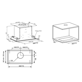 Вытяжка кухонная SELINA 600 GLASS BLACK S