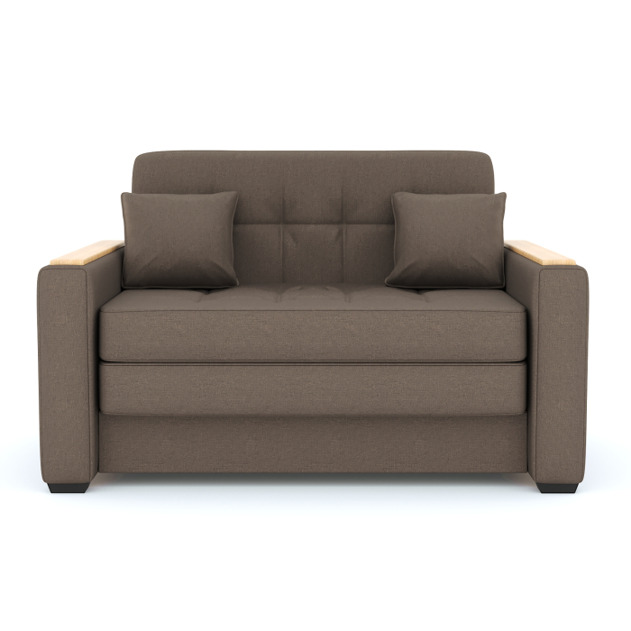 Диваны с ящиком для белья, Диван- кровать Этро Вуд, рогожка, 120