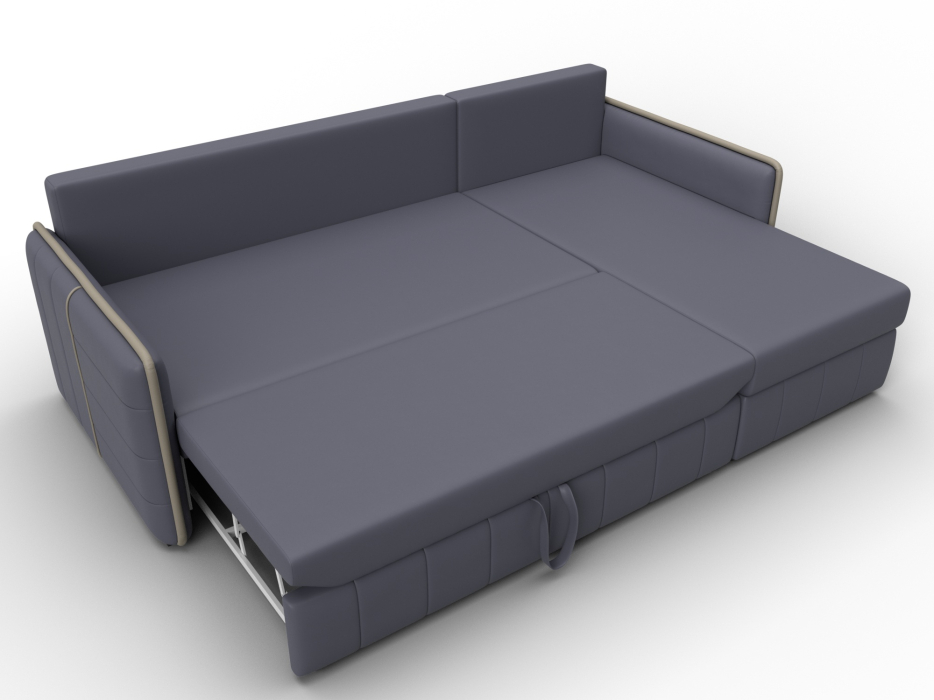 Диваны угловые в гостиную, Диван угловой Лига-078 угол универсальный, экокожа GRIFON