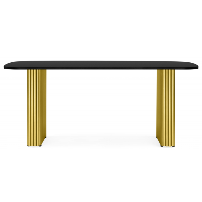 Обеденные столы, Деревянный стол Бавария 200*90 (золотые ноги)