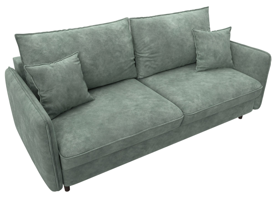 Диваны с ящиком для белья, Диван прямой Лига-064 НПБ, велюр BRUT