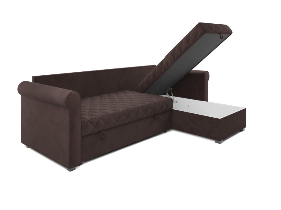 Диваны угловые в гостиную, Диван угловой Берлин (Велюр)