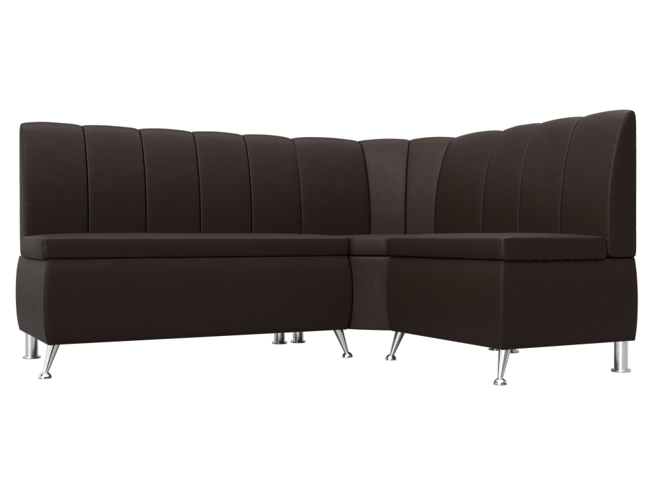 Диваны угловые кухонные, Диван кухонный угловой Кантри правый угол, экокожа