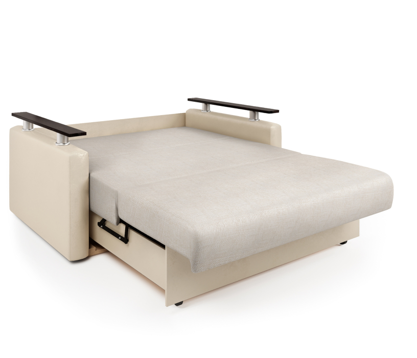 Диваны с ящиком для белья, Диван-кровать Шарм 100, экокожа/шенилл