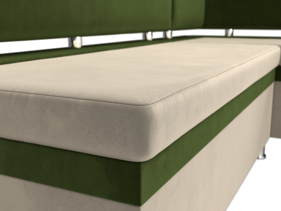 Кухонные уголки, Кухонный уголок Стайл правый угол, микровельвет