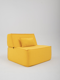 Бескаркасное кресло Клайд,велюр