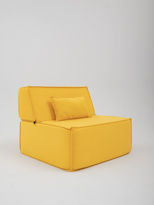 Гостиная, Бескаркасное кресло Клайд,велюр