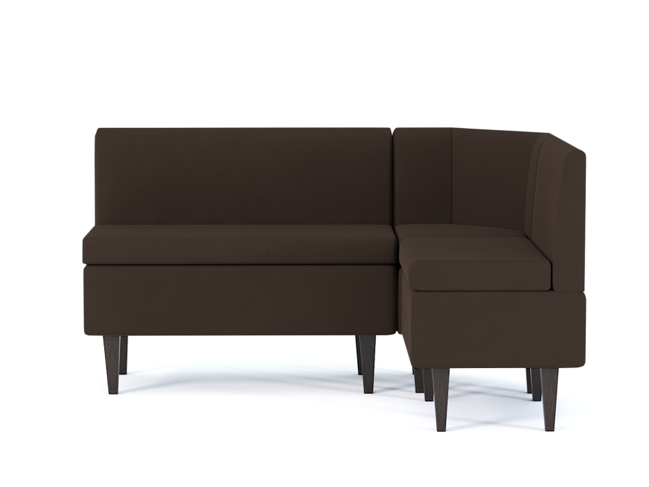 Кухонные уголки, Диван кухонный угловой Лео, велюр