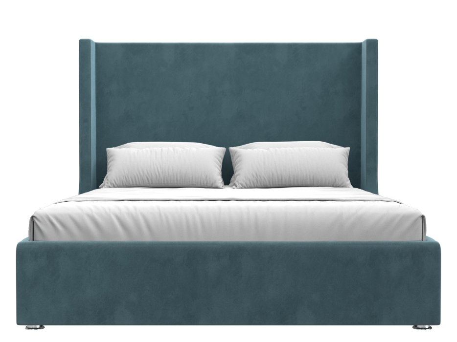 Мягкая кровать, Кровать интерьерная Ларго 160, велюр