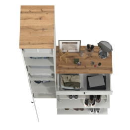 Обувница с пеналом для одежды Остин