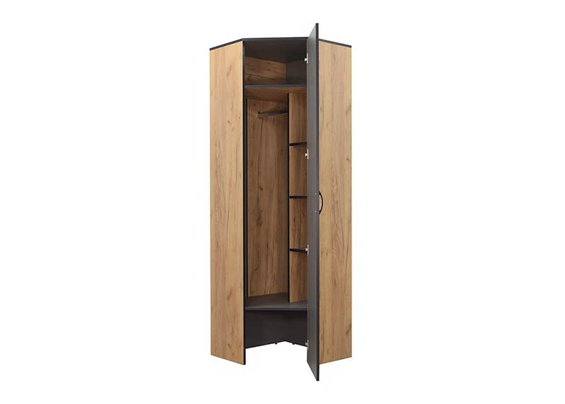 Угловые шкафы, Шкаф угловой с зеркалом ШУ-2 Кристина Лофт
