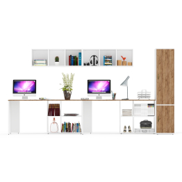 Мебель в домашний офис для двоих Лидер-8 набор № 26