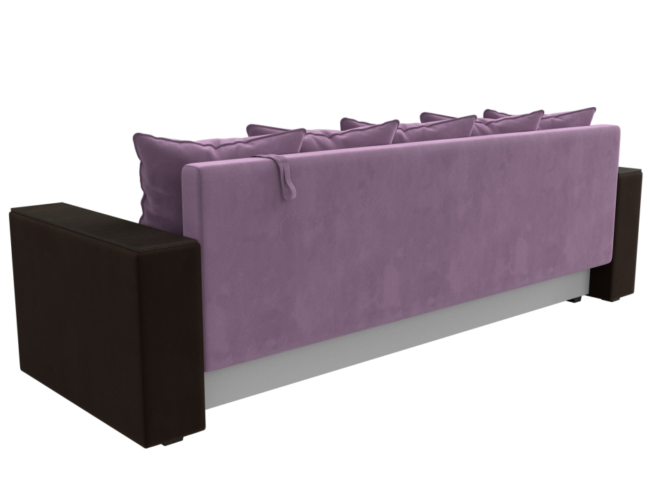 Диваны кровати со спальным местом, Диван прямой Дубай Лайт полки слева, микровельвет