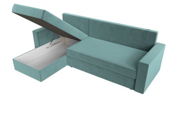 Угловой диван Траумберг Лайт левый угол, велюр