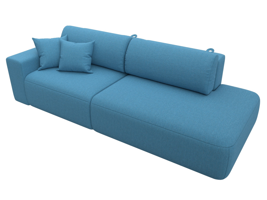 Диваны еврокнижки, Диван прямой Лига-036 НПБ Модерн подлокотник слева, рогожка Амур