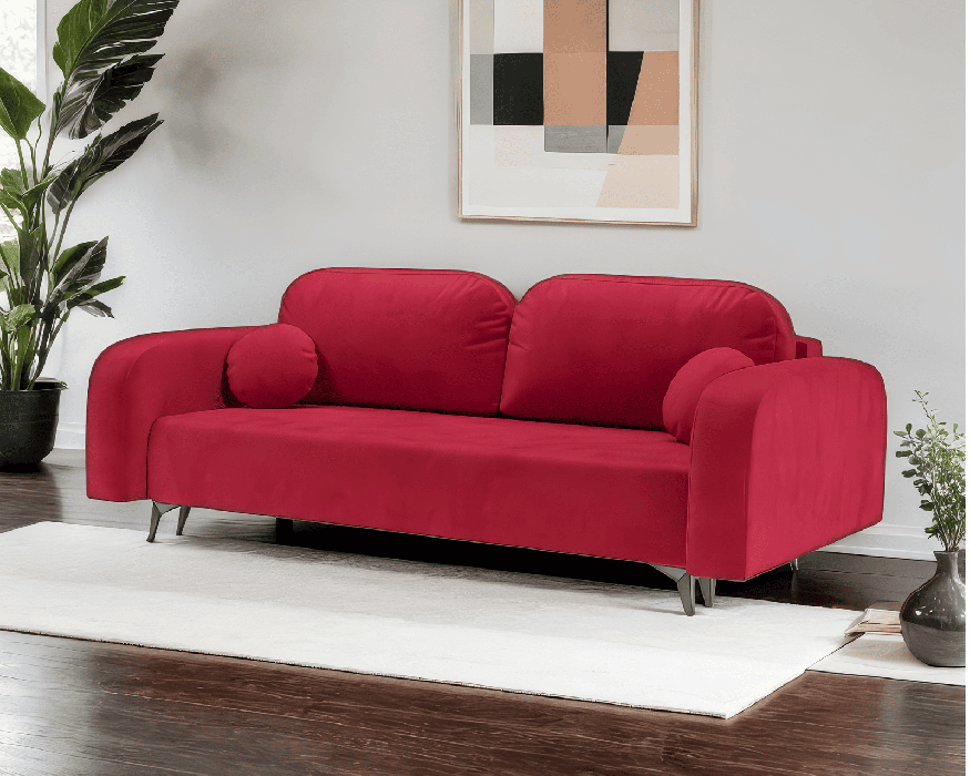 Диваны кровати со спальным местом, Диван прямой тик-так Цюрих (Кордрой)