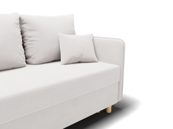 Прямой диван Санти,еврокнижка,велюр