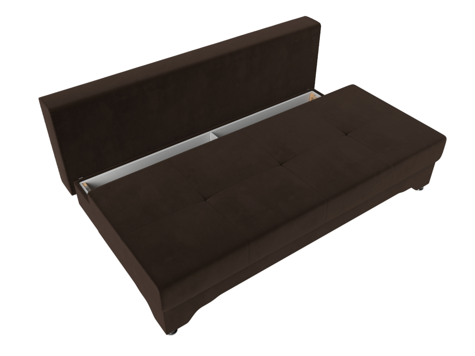 Диваны еврокнижки, Диван прямой Ник-2, микровельвет