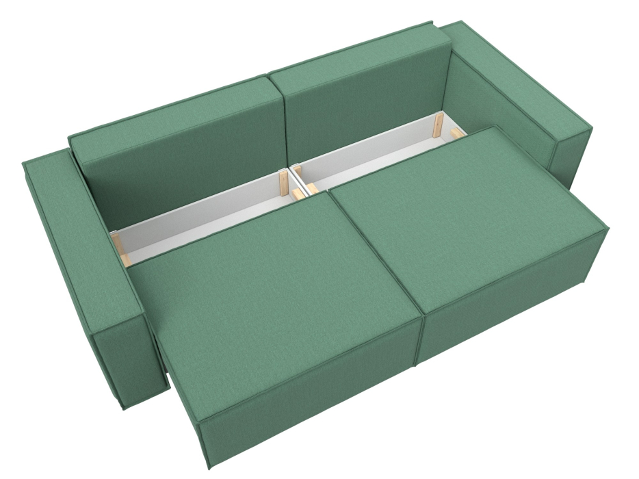 Диваны еврокнижки, Диван прямой Куба, рогожка Амур