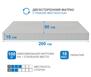 Столлайн / Матрас Корсика-Релакс 800*2000