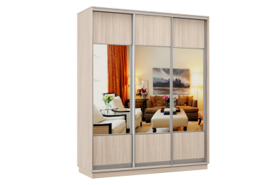 Шкаф-купе Премьер Лайт 41 (05;05;05) трехдверный