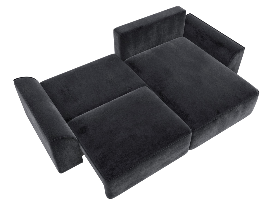 Диваны угловые в гостиную, Диван угловой Лига-048 НПБ, велюр TOWER